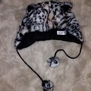 Cute Animal Fluffy Hat with Pompoms